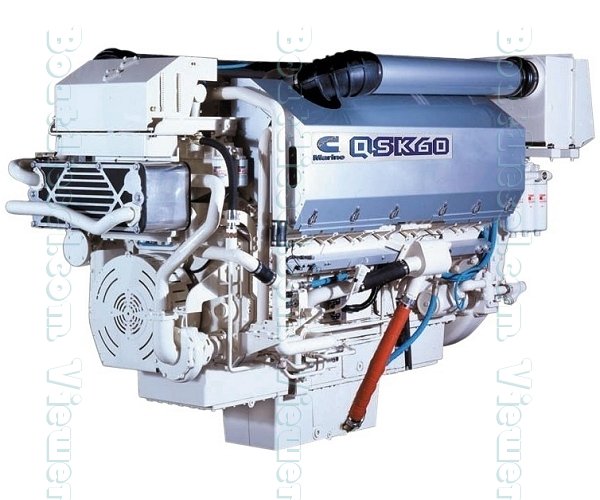 Двигатель cummins qsk60 c2300